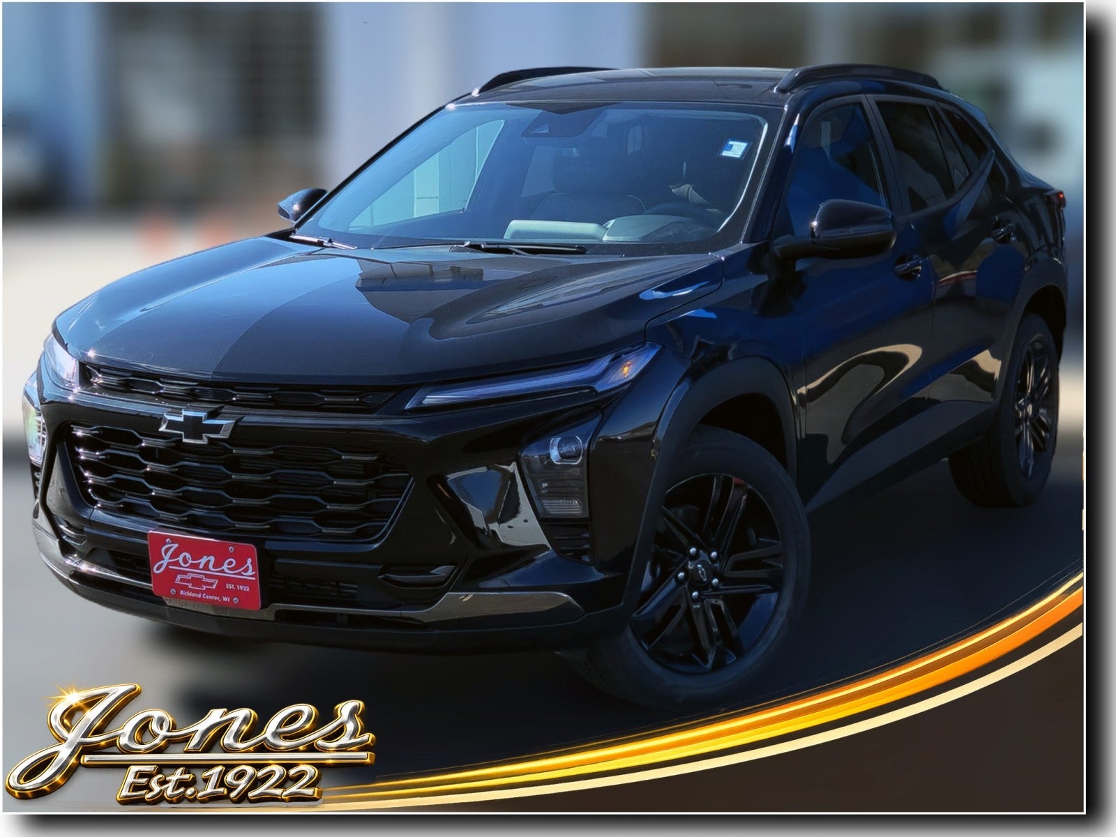 2026 Chevrolet Trax ACTIV in Mosaic Black Metallic — front three-quarter view