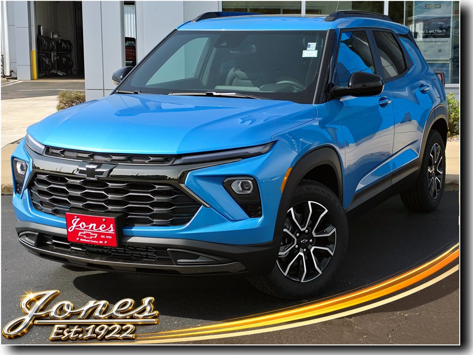 2026 Chevrolet Trailblazer ACTIV in Marina Blue Metallic — front three-quarter view