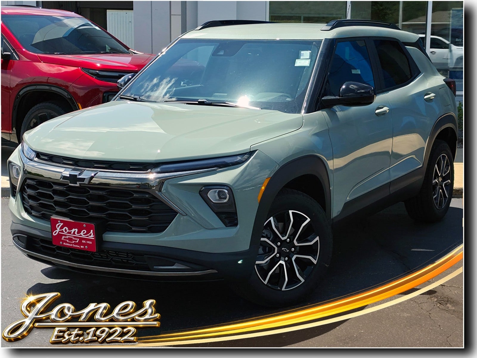 2026 Chevrolet Trailblazer ACTIV in Cacti Green — front three-quarter view
