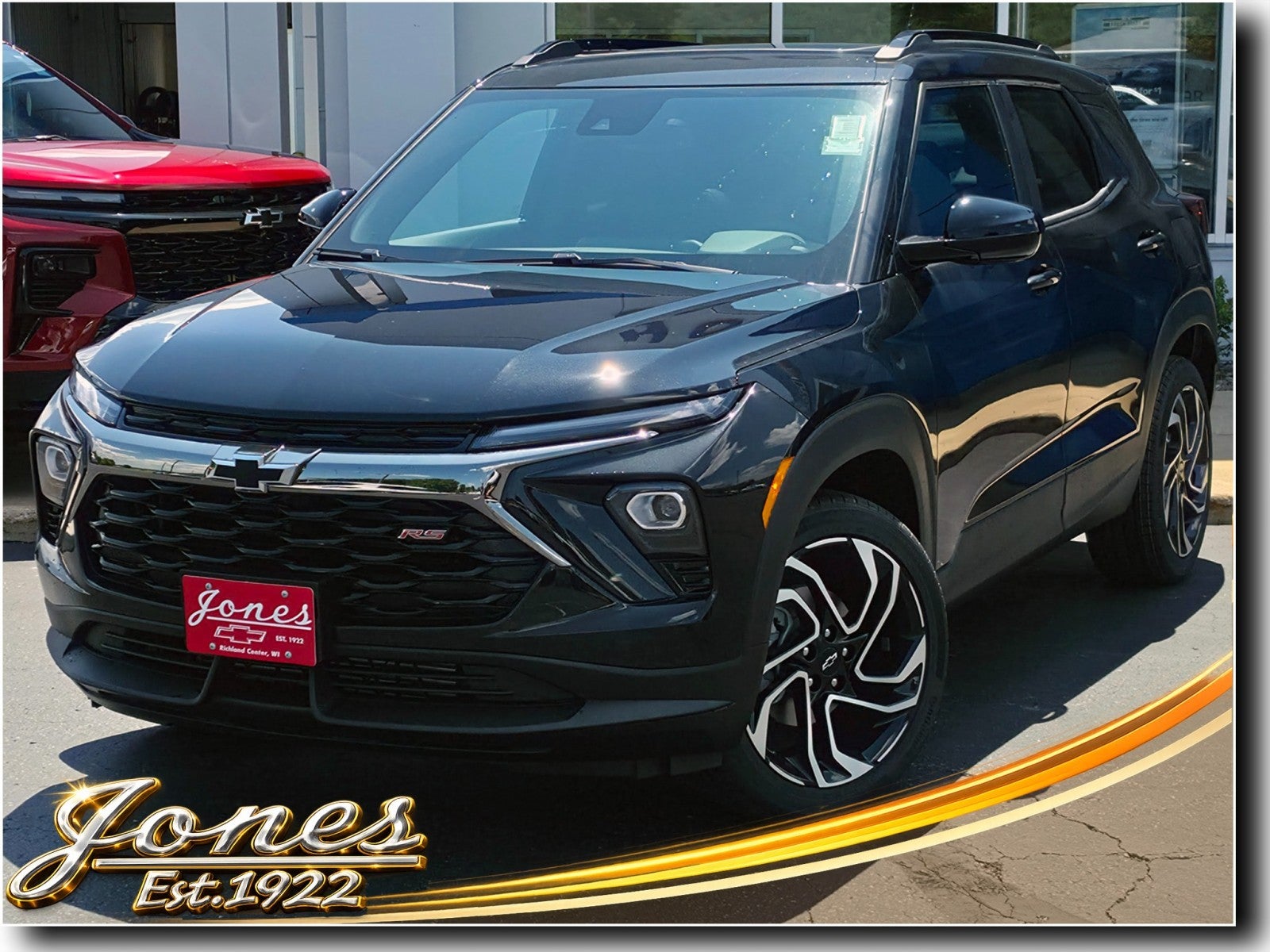 2026 Chevrolet Trailblazer RS in Mosaic Black Metallic — front three-quarter view
